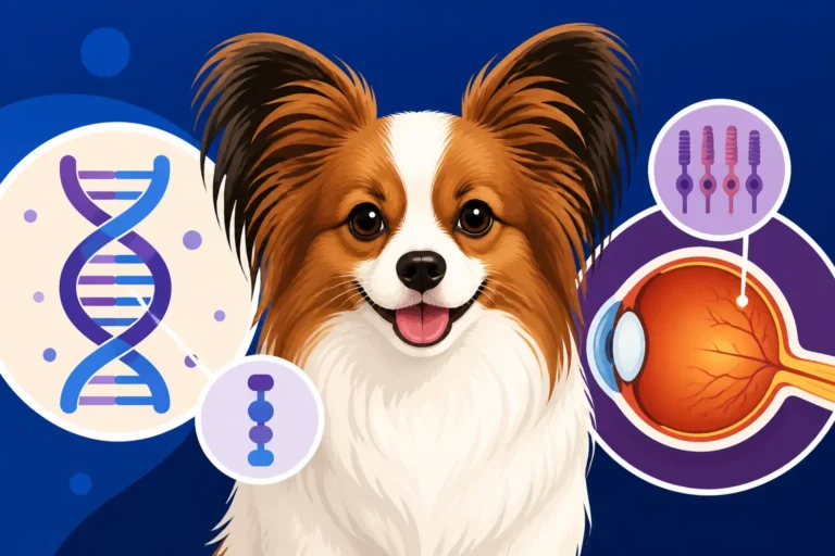 Which Gene Causes PRA in a Papillon