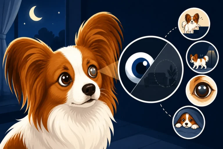 Signs a Papillon Is Losing Night Vision