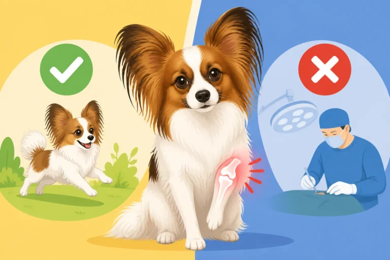 Whether a Papillon Needs Knee Surgery