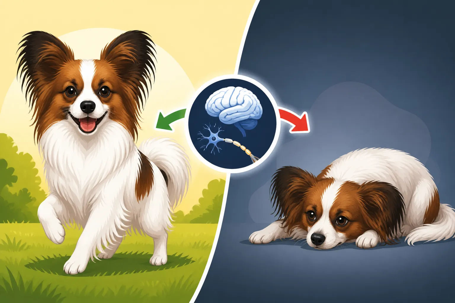 What Neuroaxonal Dystrophy Does to a Papillon