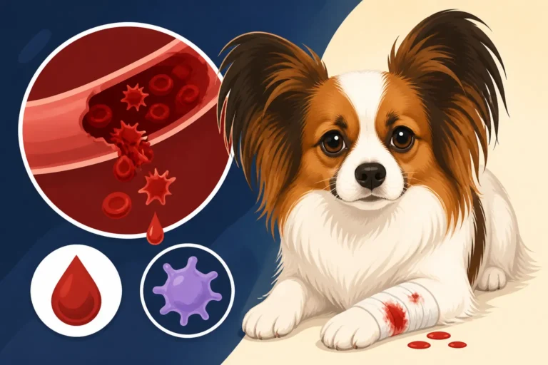 What Von Willebrand Disease Does to a Papillon