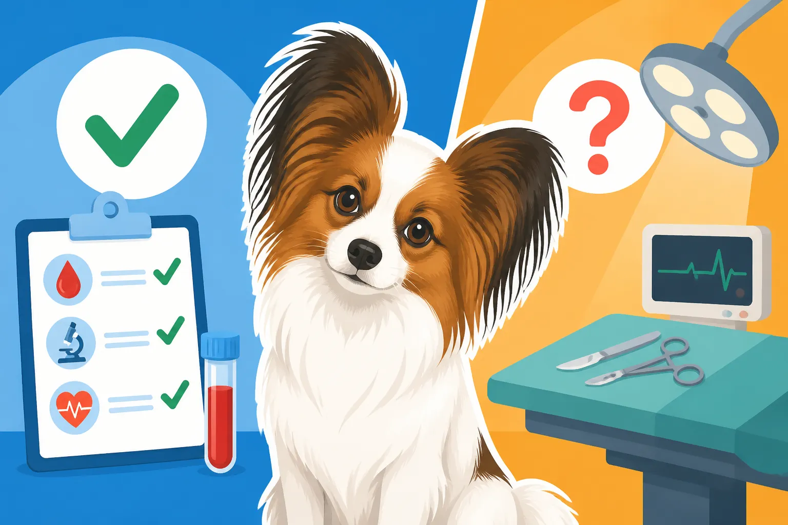 Whether a Papillon Should Be Tested Before Surgery