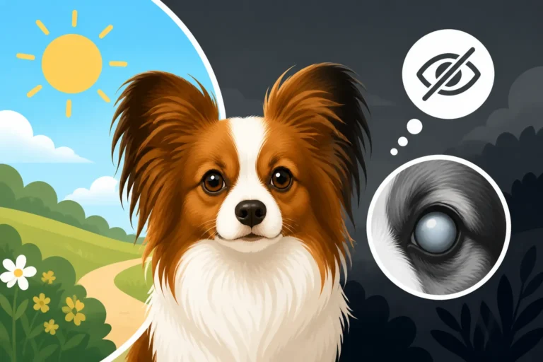 How Many Years Before a Papillon's Daylight Vision Goes