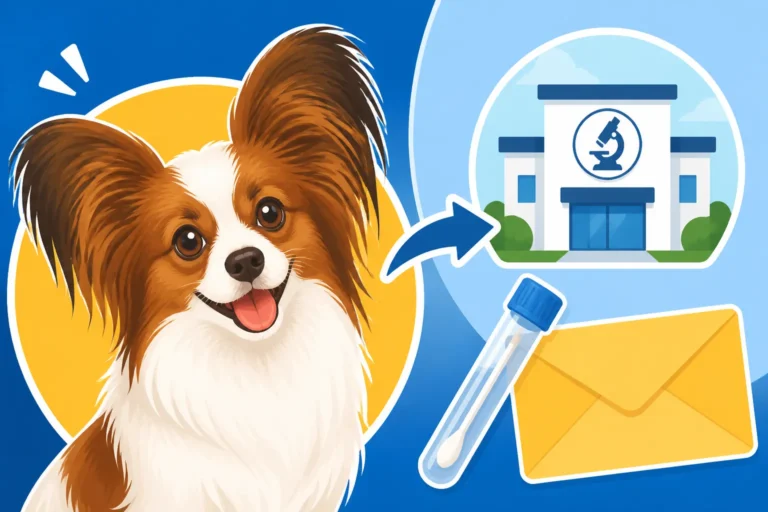Where to Send a Papillon's PRA1 Swab