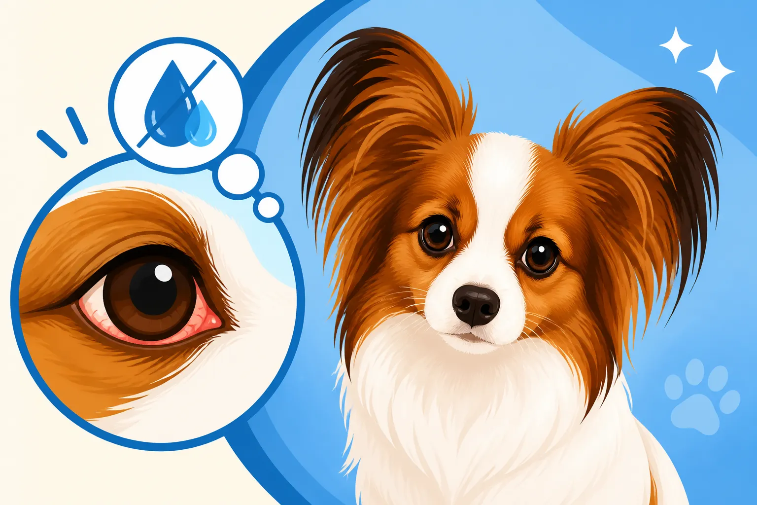 Whether a Papillon Gets Dry Eye