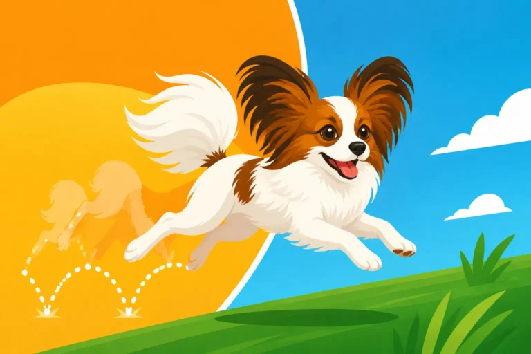 Whether a Papillon Skips a Step When Running