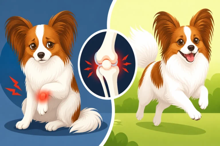 Whether a Papillon With a Slipping Knee Is in Pain