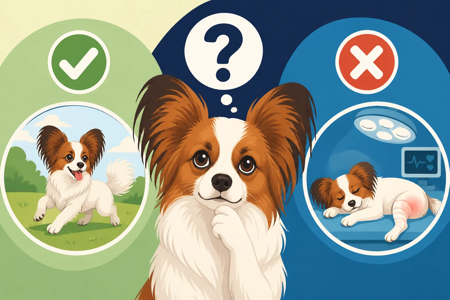 Whether a Papillon's Knee Surgery Is Always Necessary