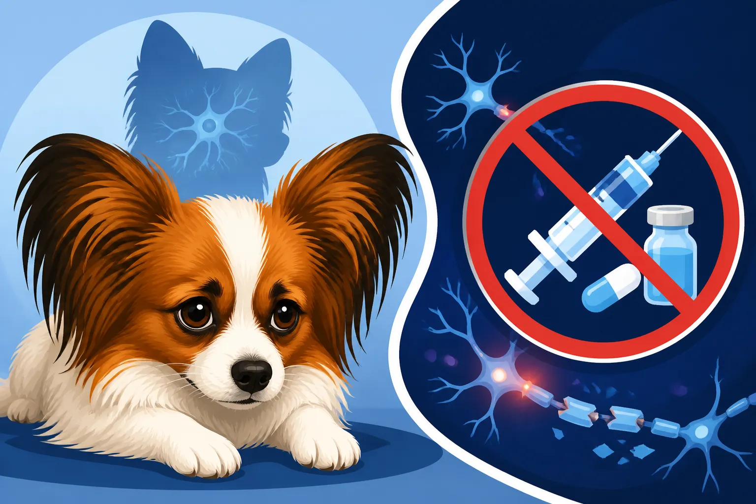 Why Neuroaxonal Dystrophy Has No Treatment in a Papillon