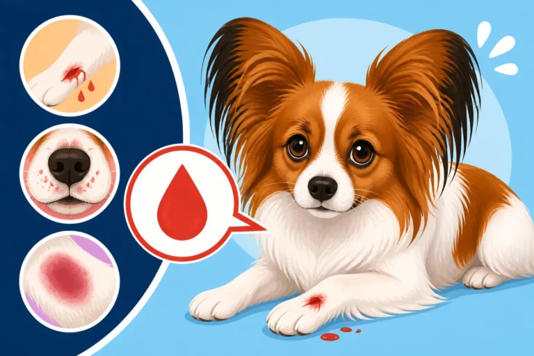 Signs a Papillon Bleeds Too Easily