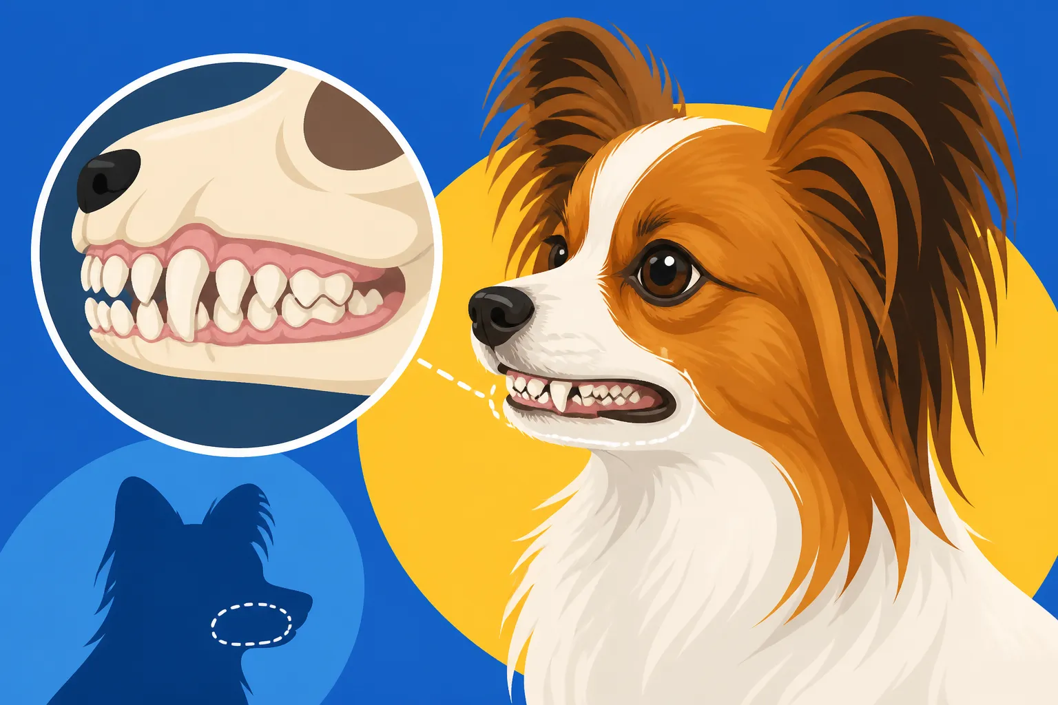 Why a Papillon's Jaw Crowds Its Teeth