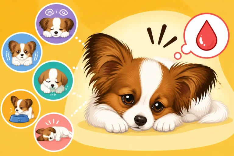 Signs a Papillon Puppy Has Low Blood Sugar