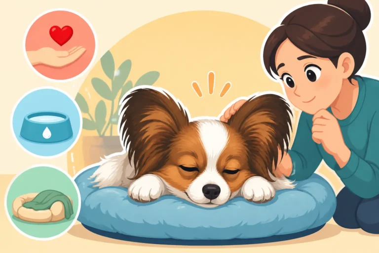 What to Do When a Papillon Puppy Crashes