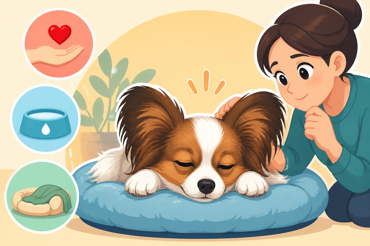 What to Do When a Papillon Puppy Crashes