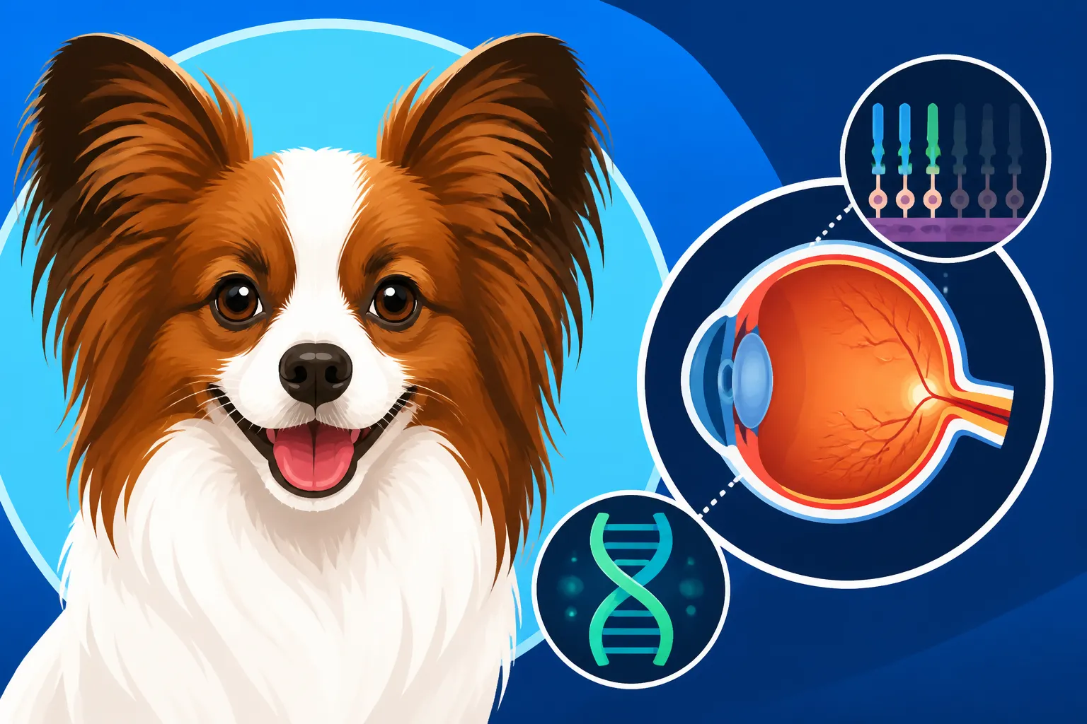 The Papillon Type of Progressive Retinal Atrophy and the CNGB1 Gene