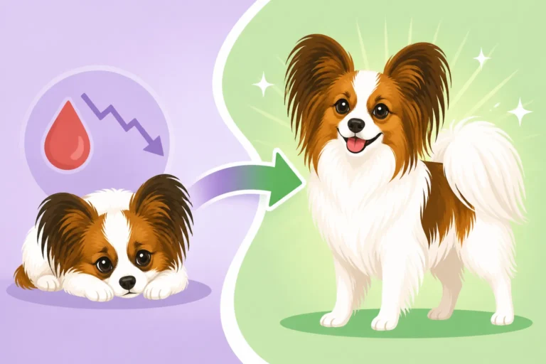 The Age a Papillon Outgrows Hypoglycemia