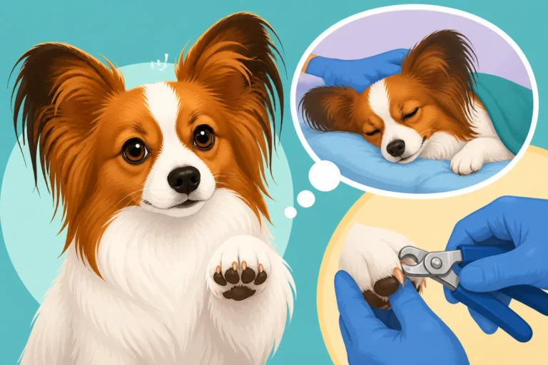 Whether a Papillon Tolerates Sedation for Nails