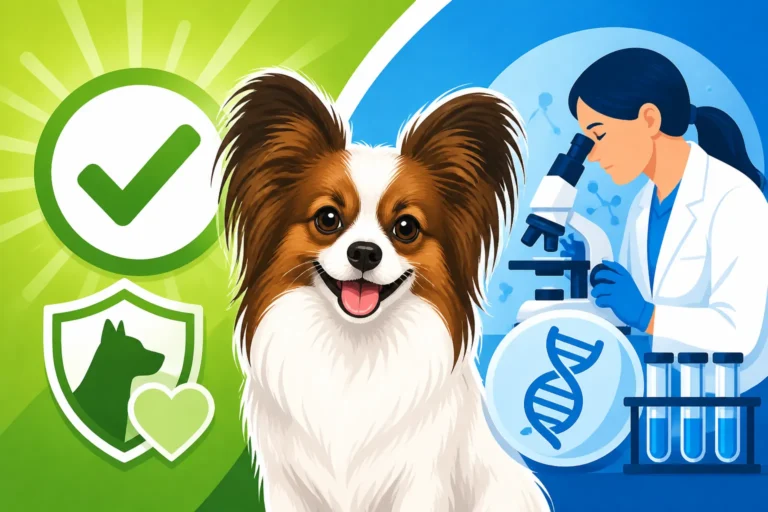 Whether a Papillon Breeder Runs the PRA1 Test