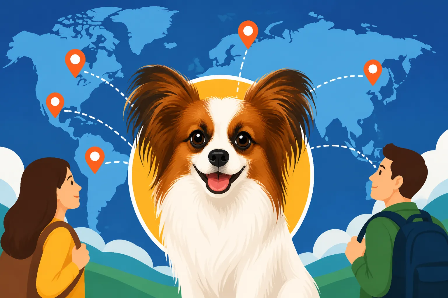 How Far Buyers Travel for a Papillon