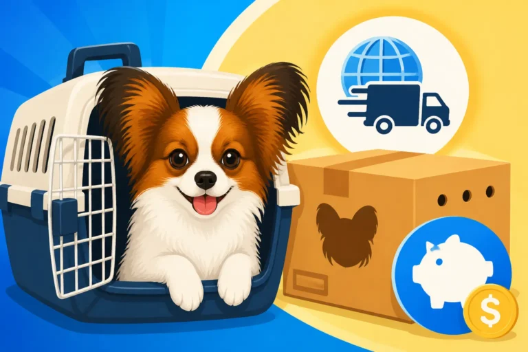 What Shipping a Papillon Puppy Costs