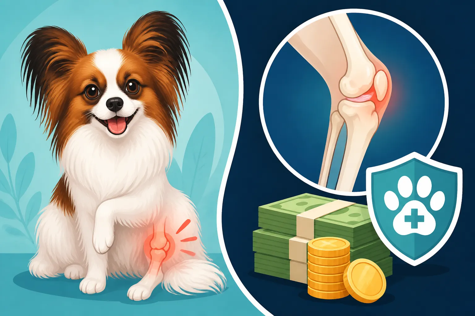 What a Grade Two Knee Costs to Repair on a Papillon