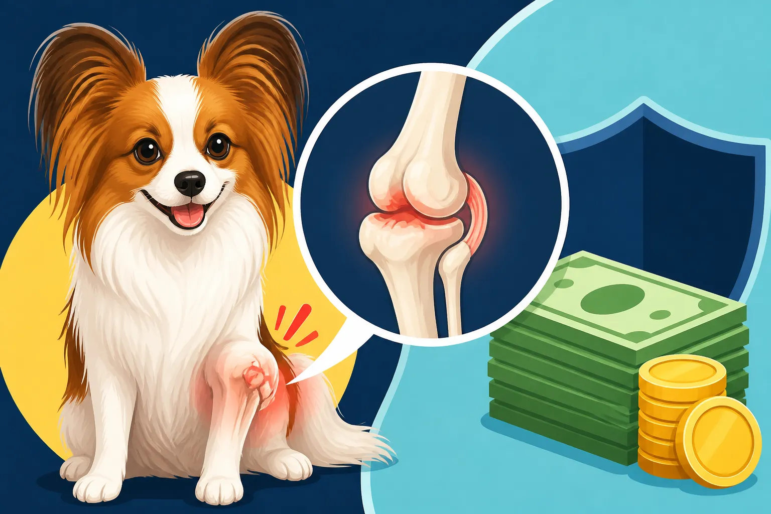 What a Grade Four Knee Costs to Repair on a Papillon