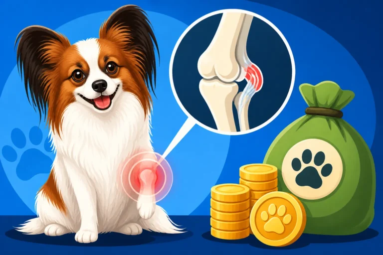 What a Papillon's Second Knee Costs