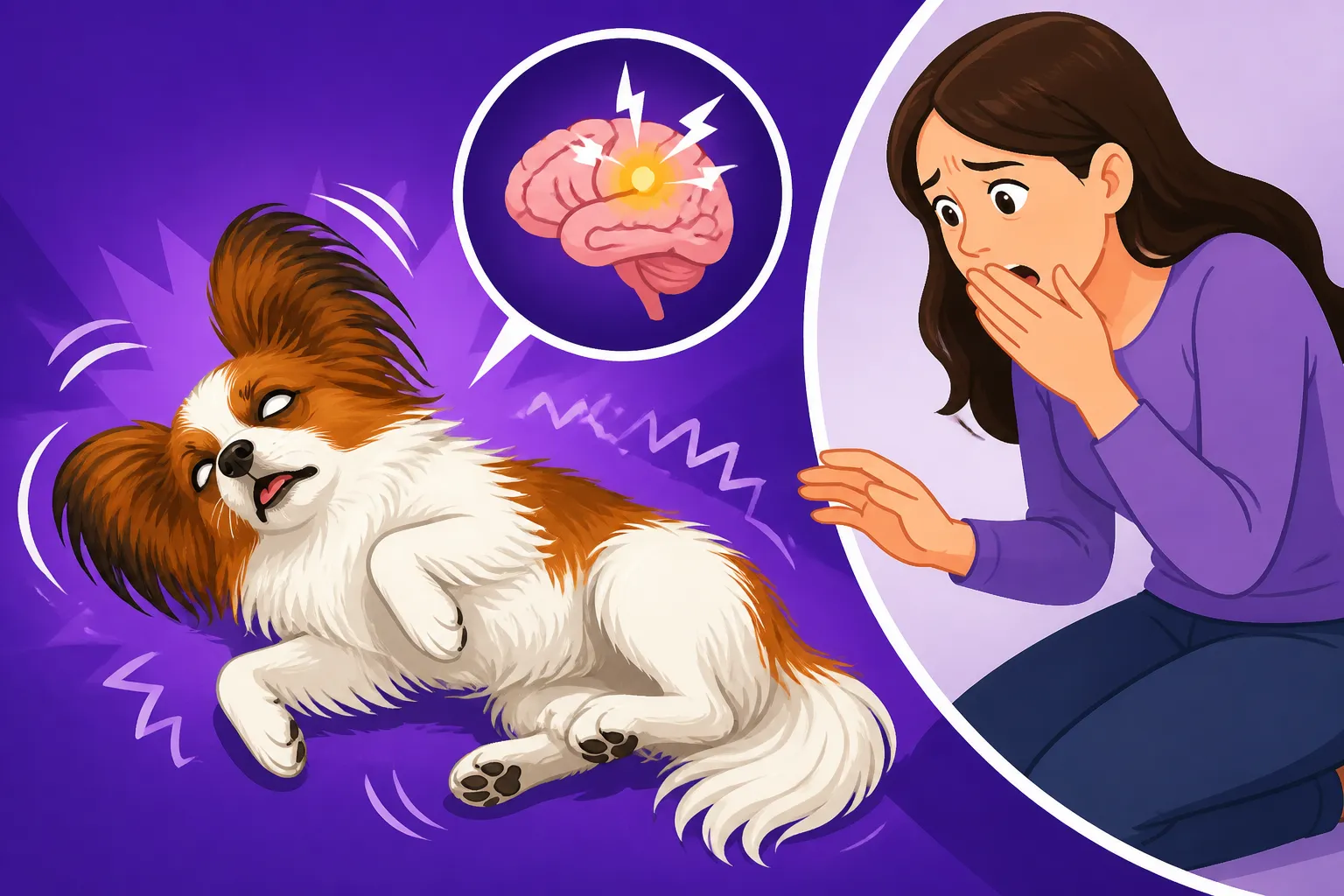 What a Papillon's Seizure Looks Like