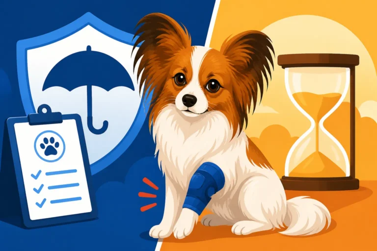 Whether Insurance Waits Out a Papillon's Knee Claim