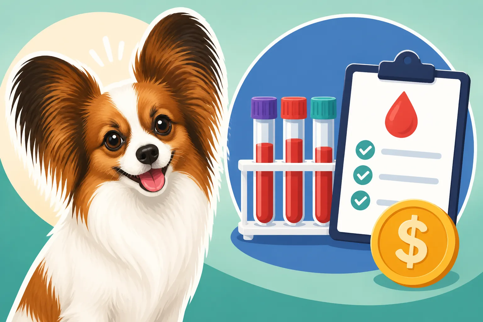 What a Papillon's Pre Dental Bloodwork Costs