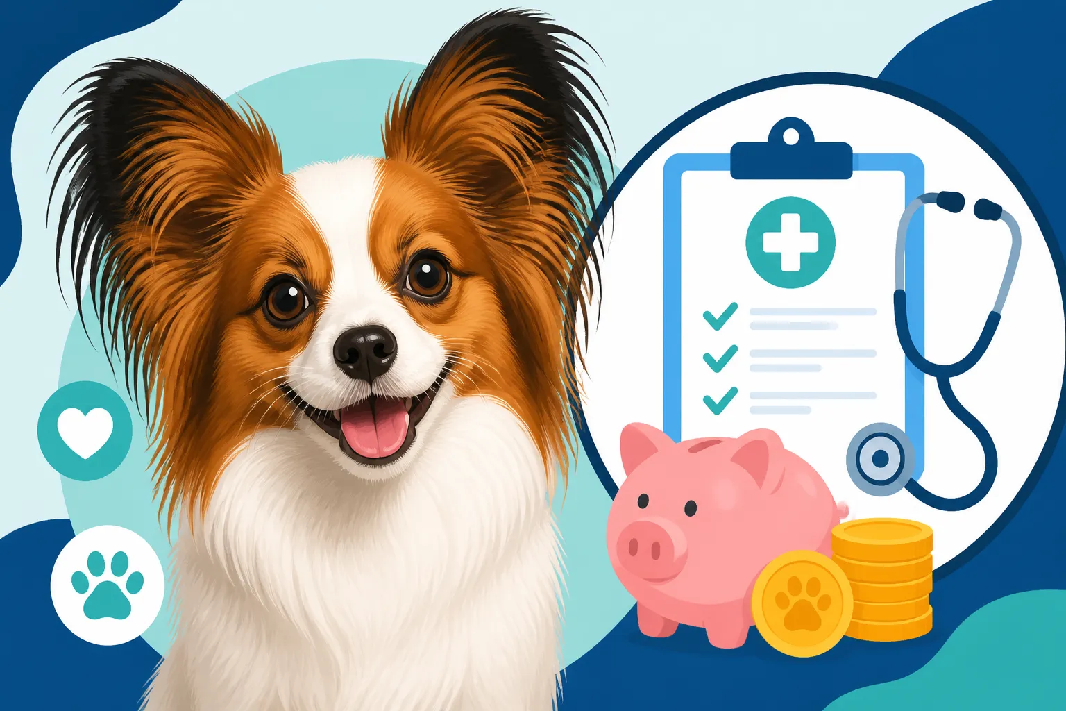 What a Papillon's Yearly Vet Visit Costs