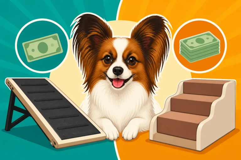 What Ramps and Steps Cost for a Papillon