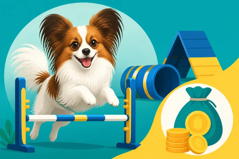 What a Beginner Agility Course Costs for a Papillon