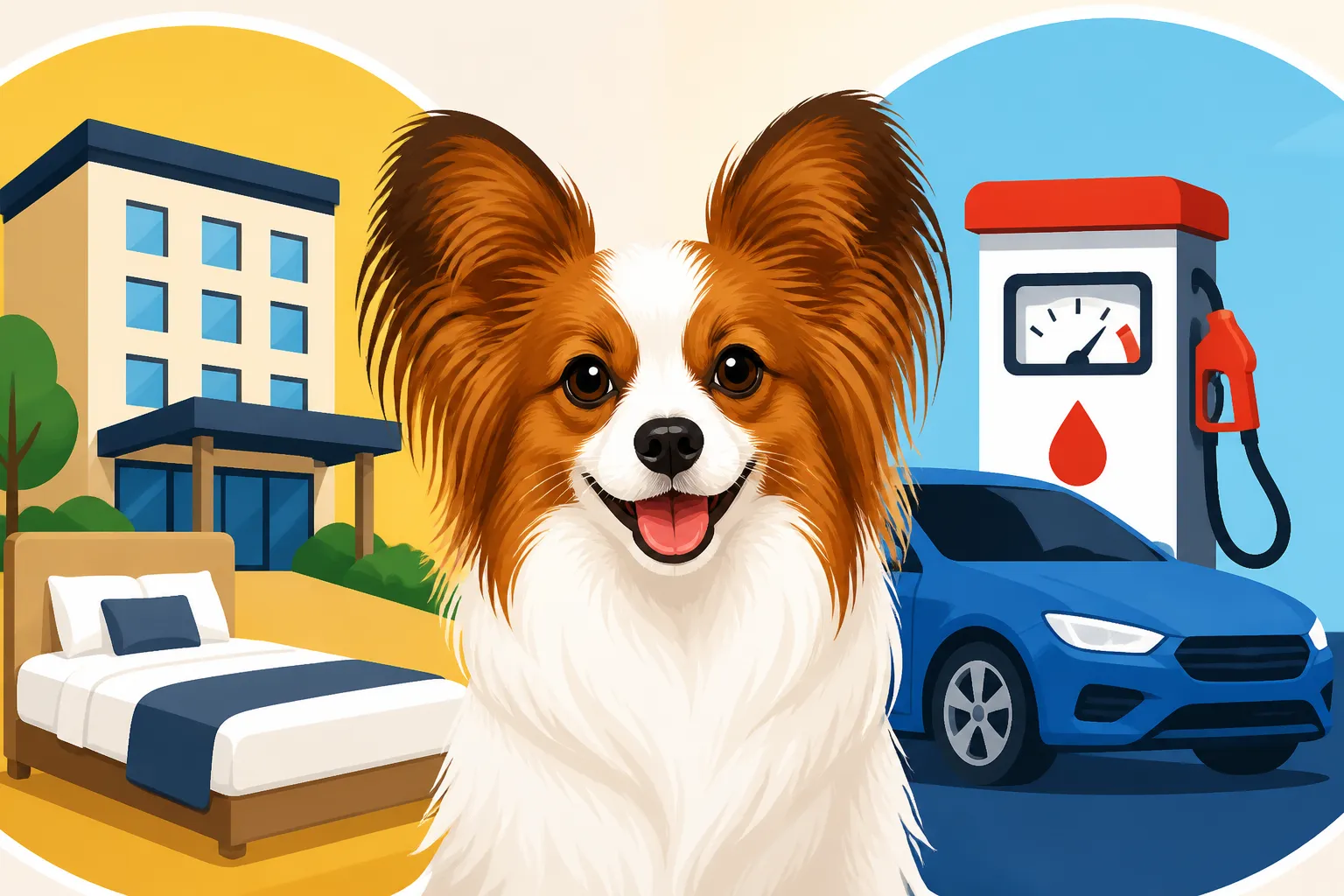 What Hotel and Fuel Cost at a Papillon Trial Weekend