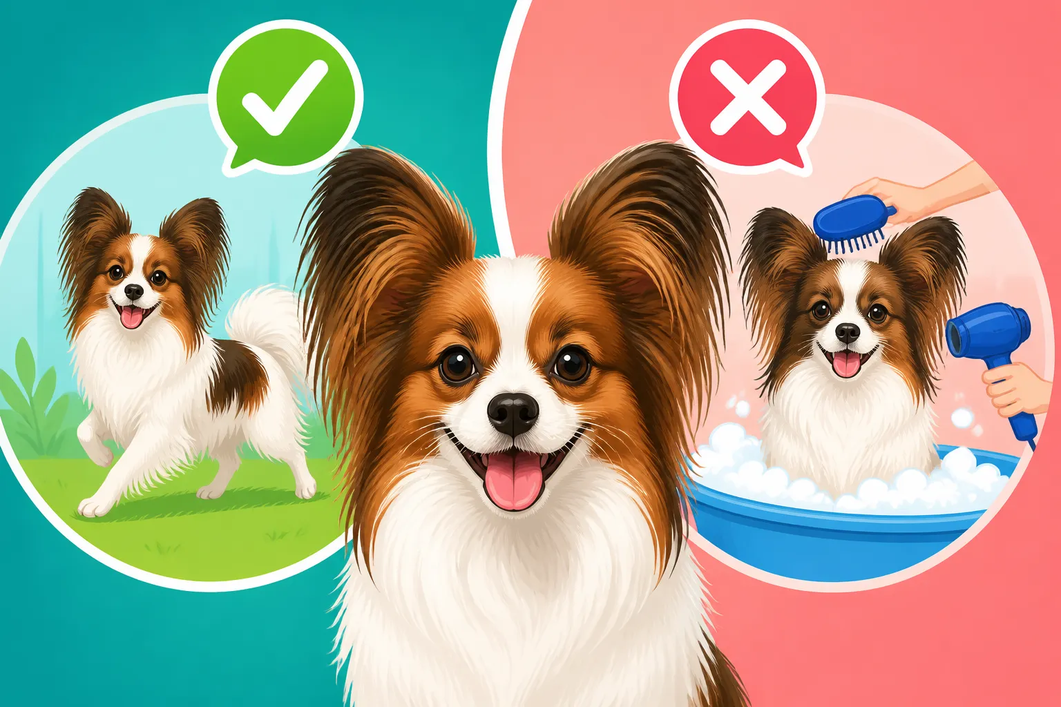 Whether a Papillon Needs a Groomer at All