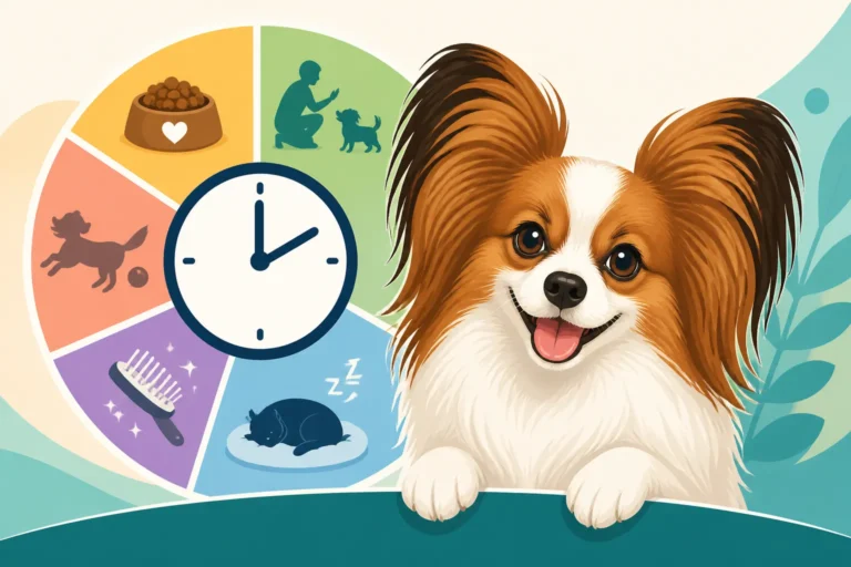 How Much Time a Papillon Takes Each Day