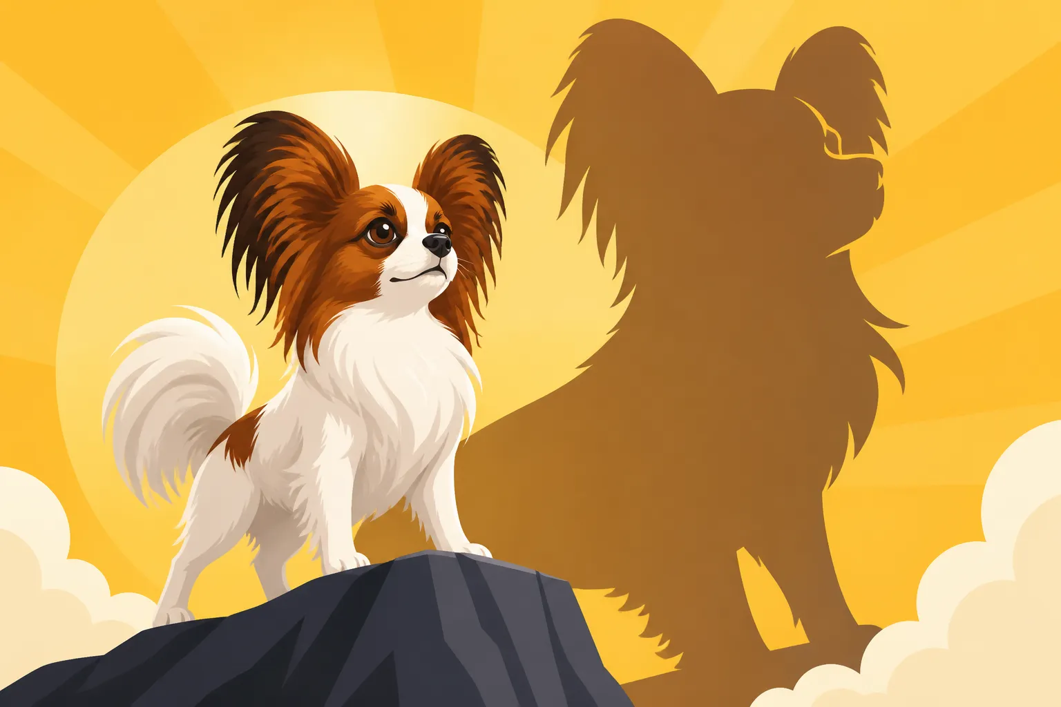 A Papillon Has No Idea It Is Small
