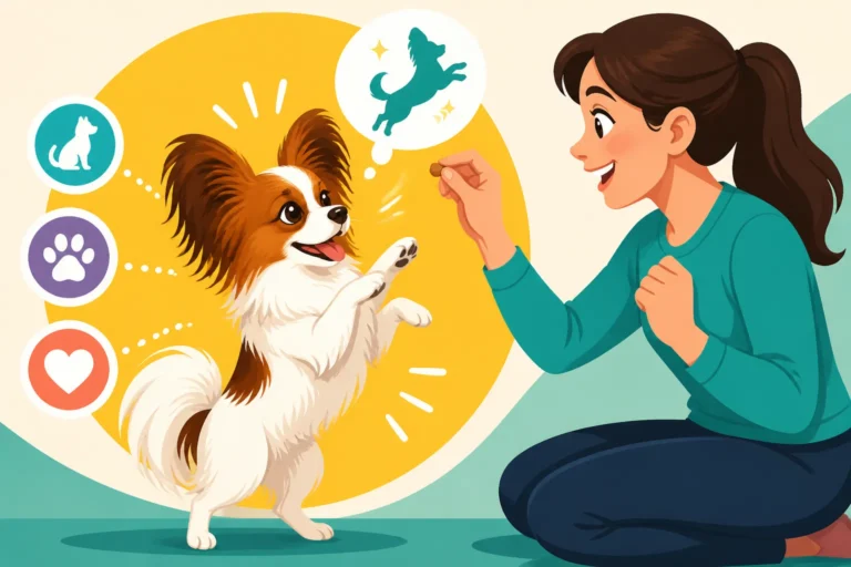 Teaching a Papillon Tricks Faster Than You Think of Them