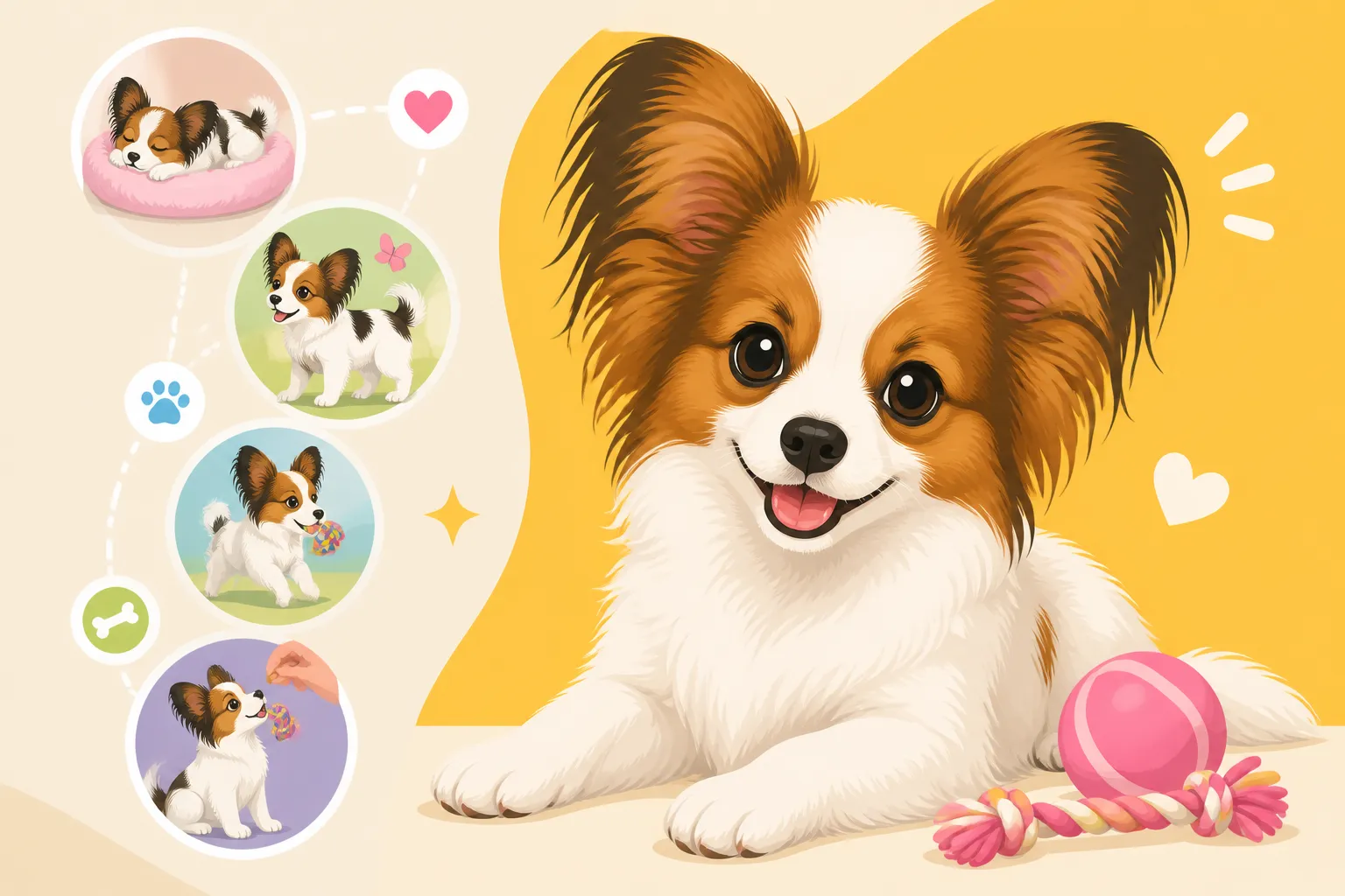 The First Year With a Papillon Puppy