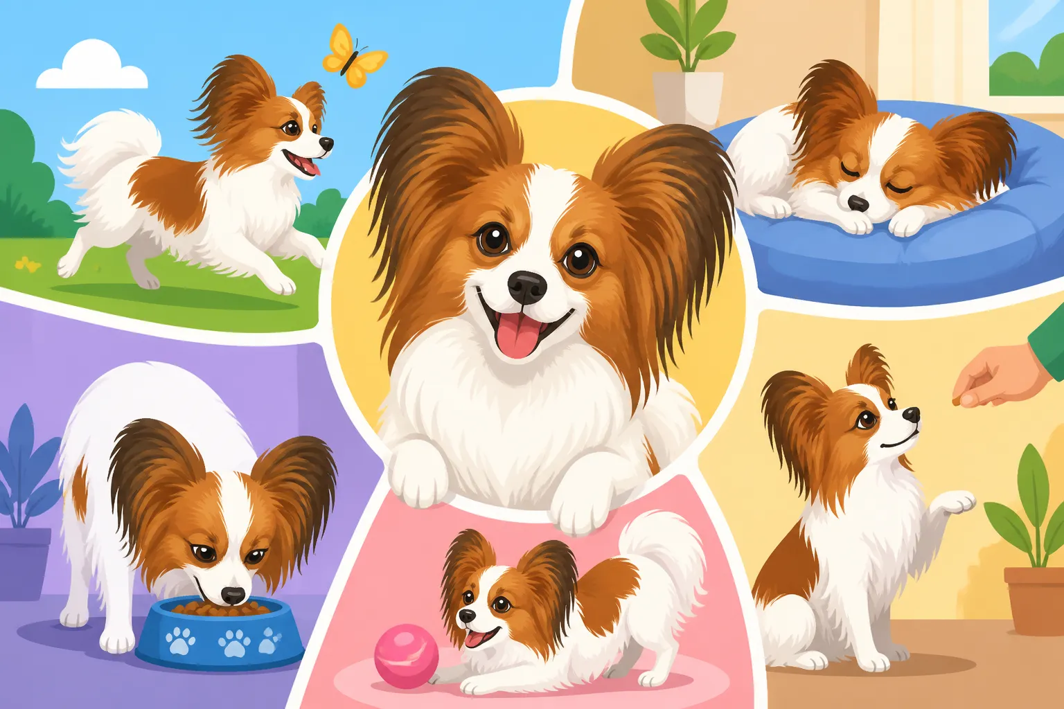 What a Papillon Does All Day