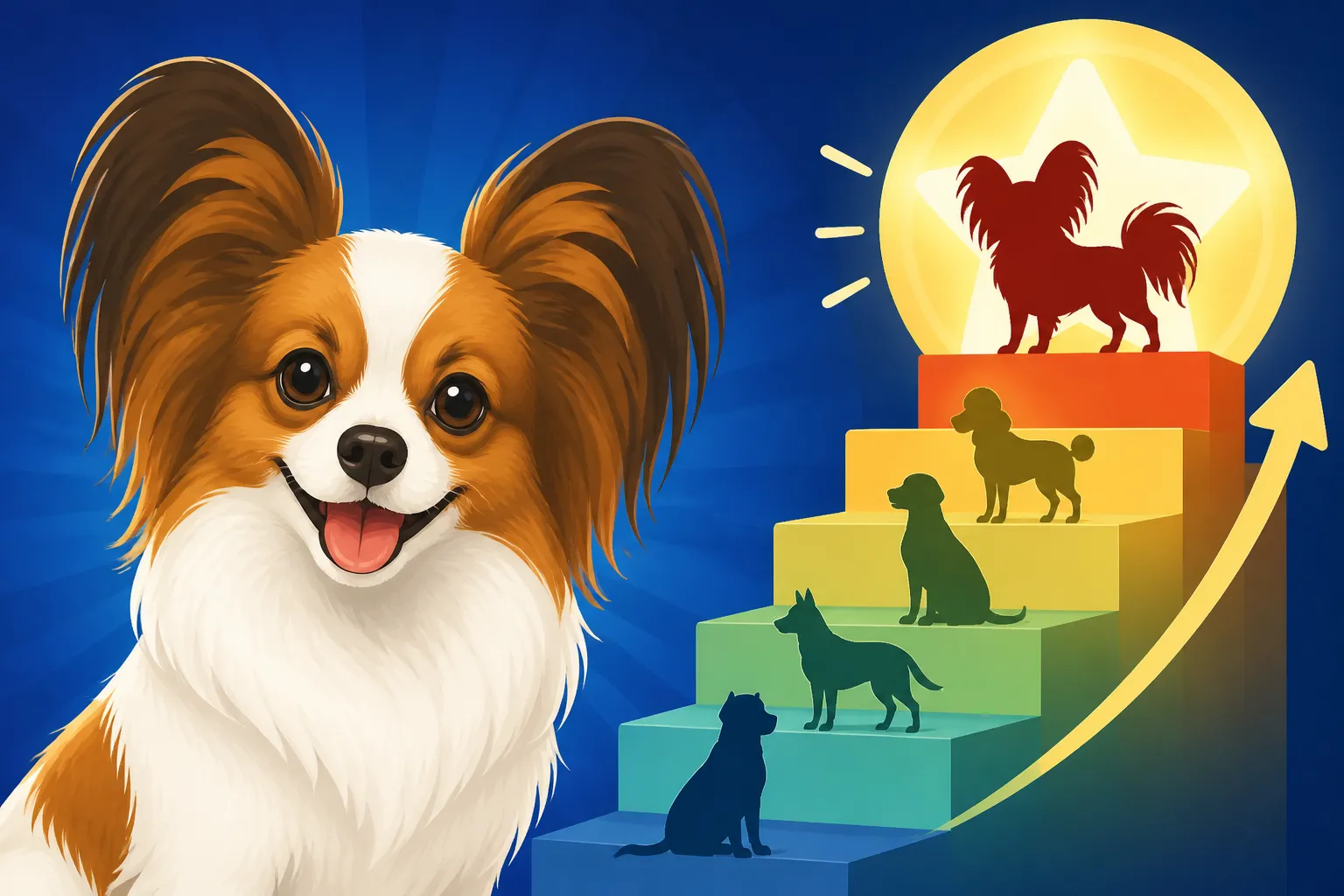 Where the Papillon Ranks for Obedience Intelligence