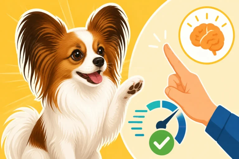 How Fast a Papillon Learns a New Cue