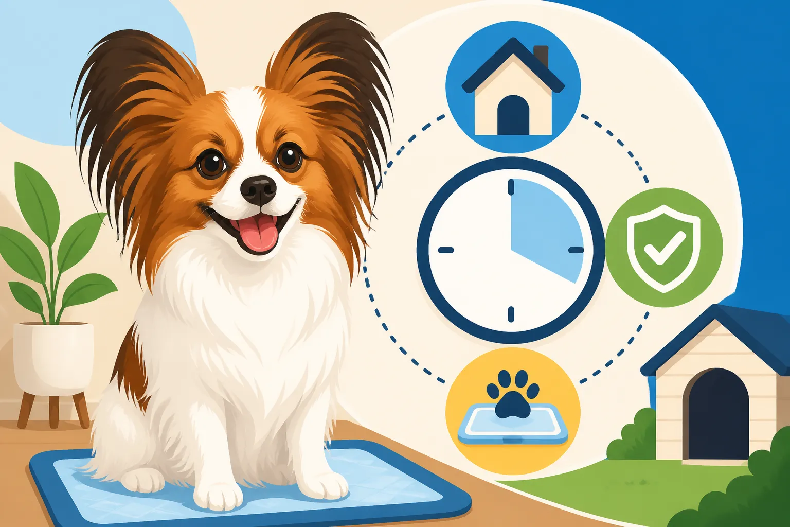 How Long House Training a Papillon Takes