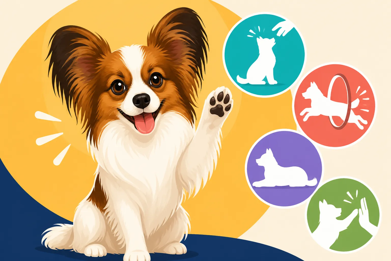 Which Tricks a Papillon Picks Up First