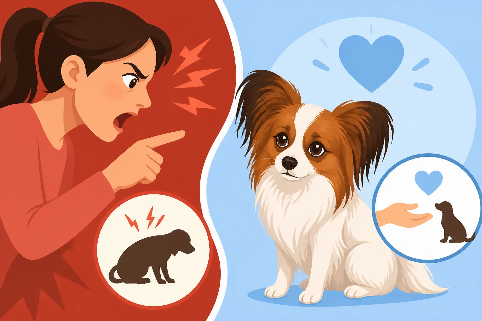 Why Harsh Correction Fails on a Papillon