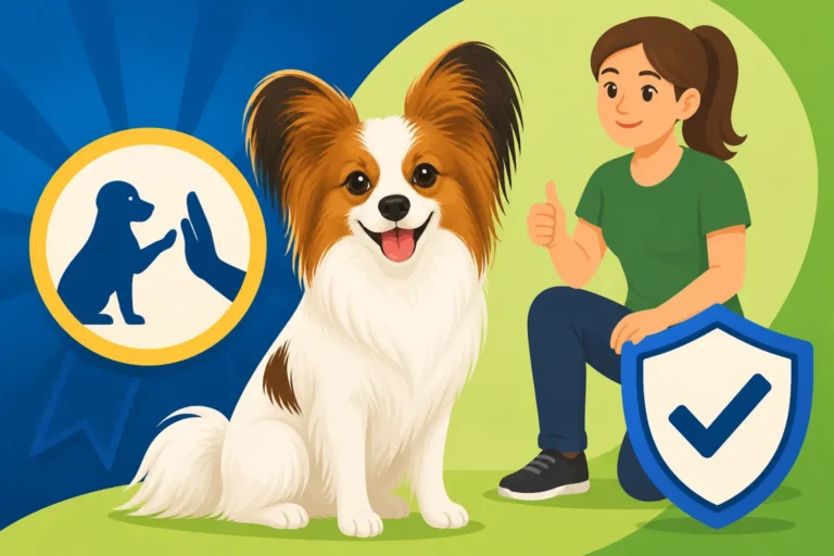Whether a Papillon Passes a Canine Good Citizen Test