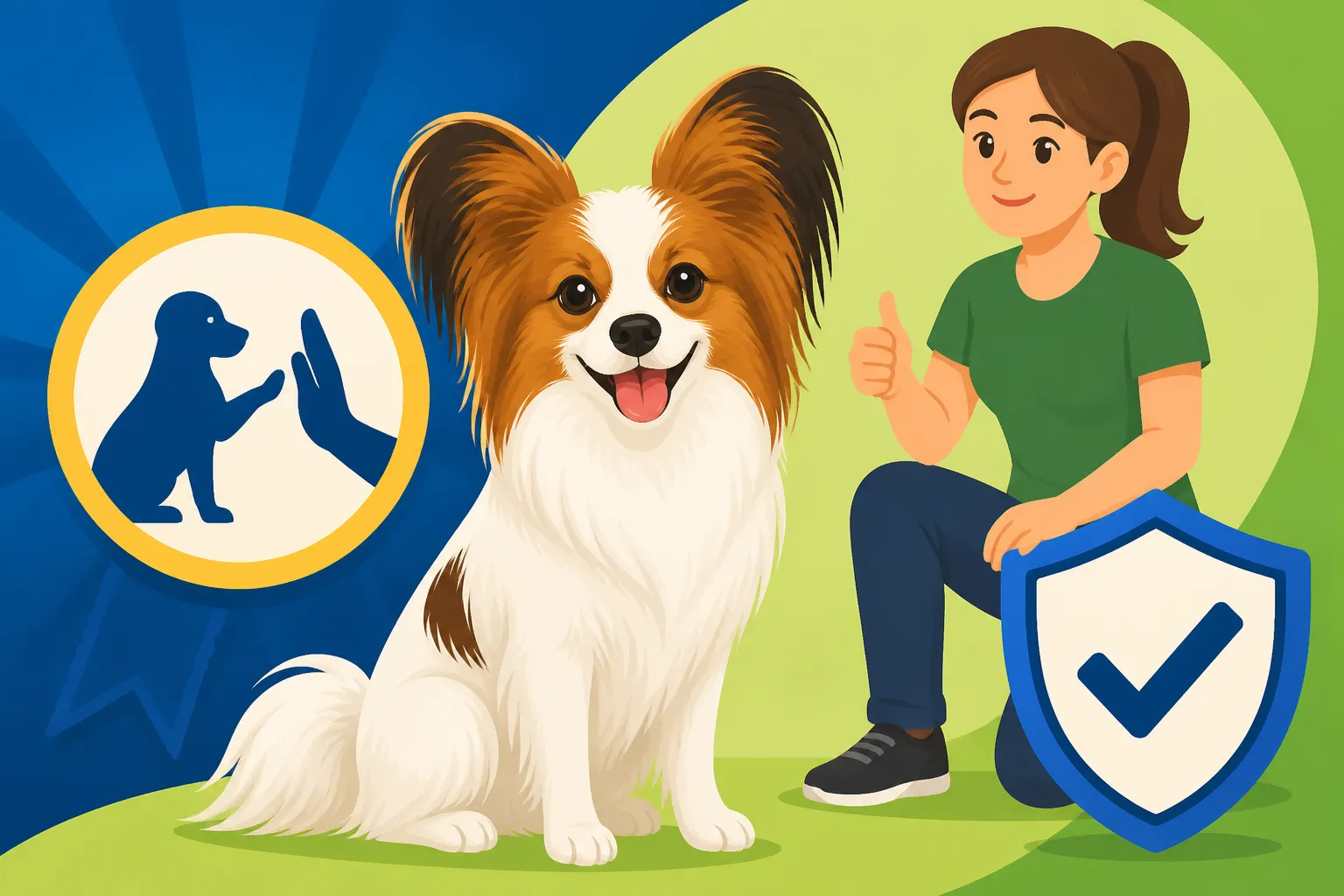 Whether a Papillon Passes a Canine Good Citizen Test