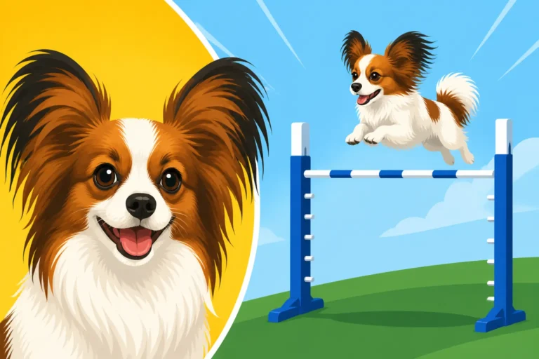 Whether a Papillon Can Clear a Full Height Jump