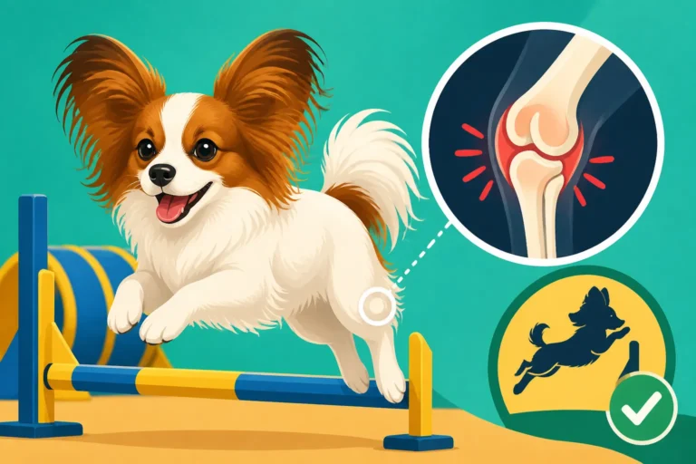 Whether Agility Wears Out a Papillon's Knees