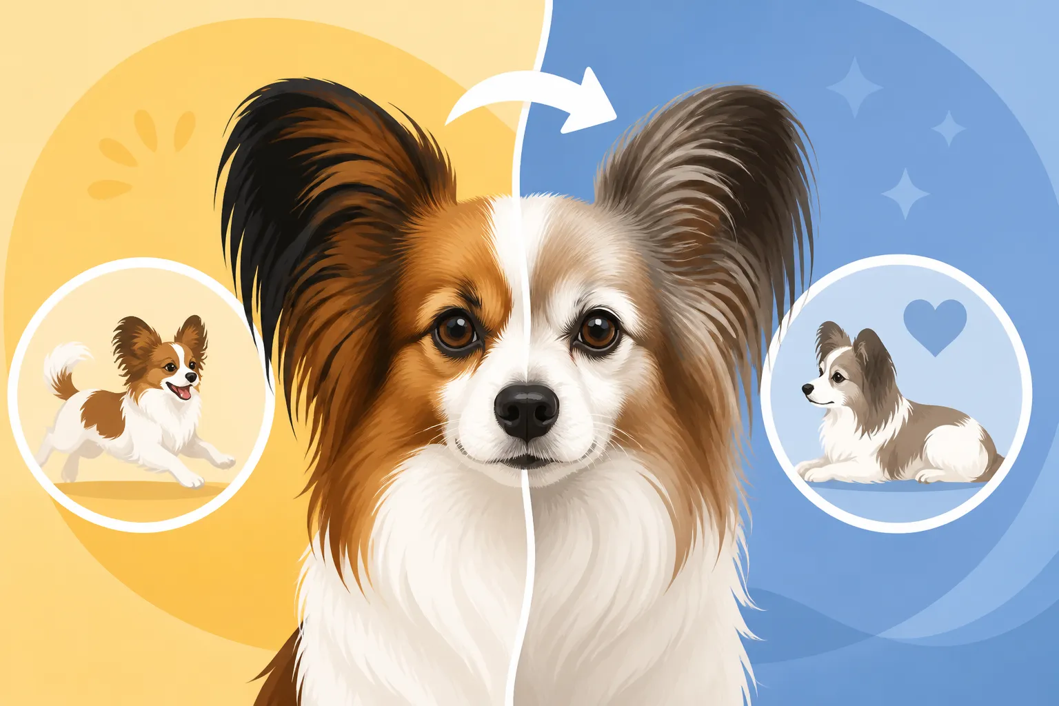 What Changes in a Papillon After Eleven